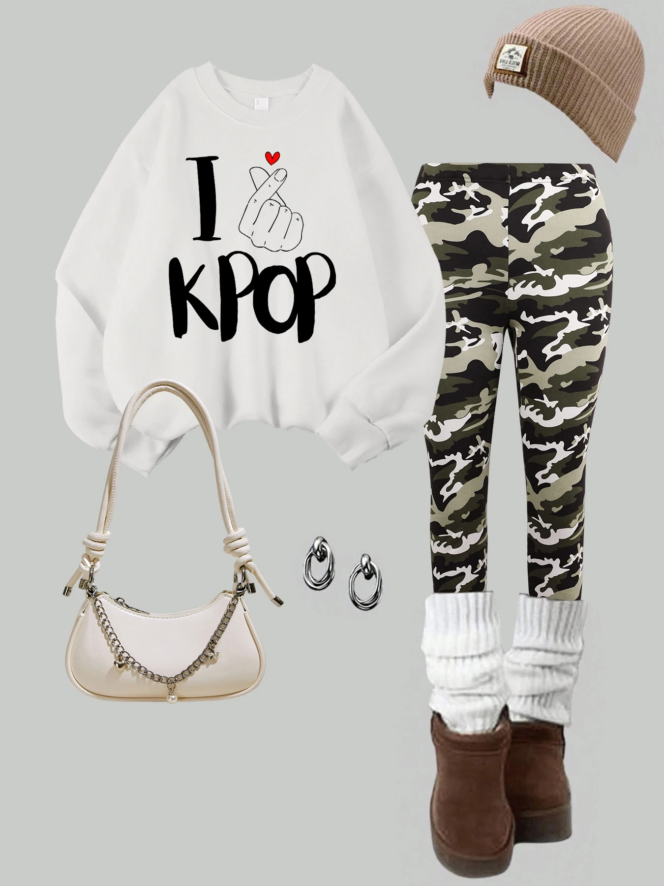 

Я не идеальный комплект брюк с буквенным принтом, женский флисовый свитшот в стиле хип-хоп, свободные пуловеры с круглым вырезом, утепленные эластичные леггинсы