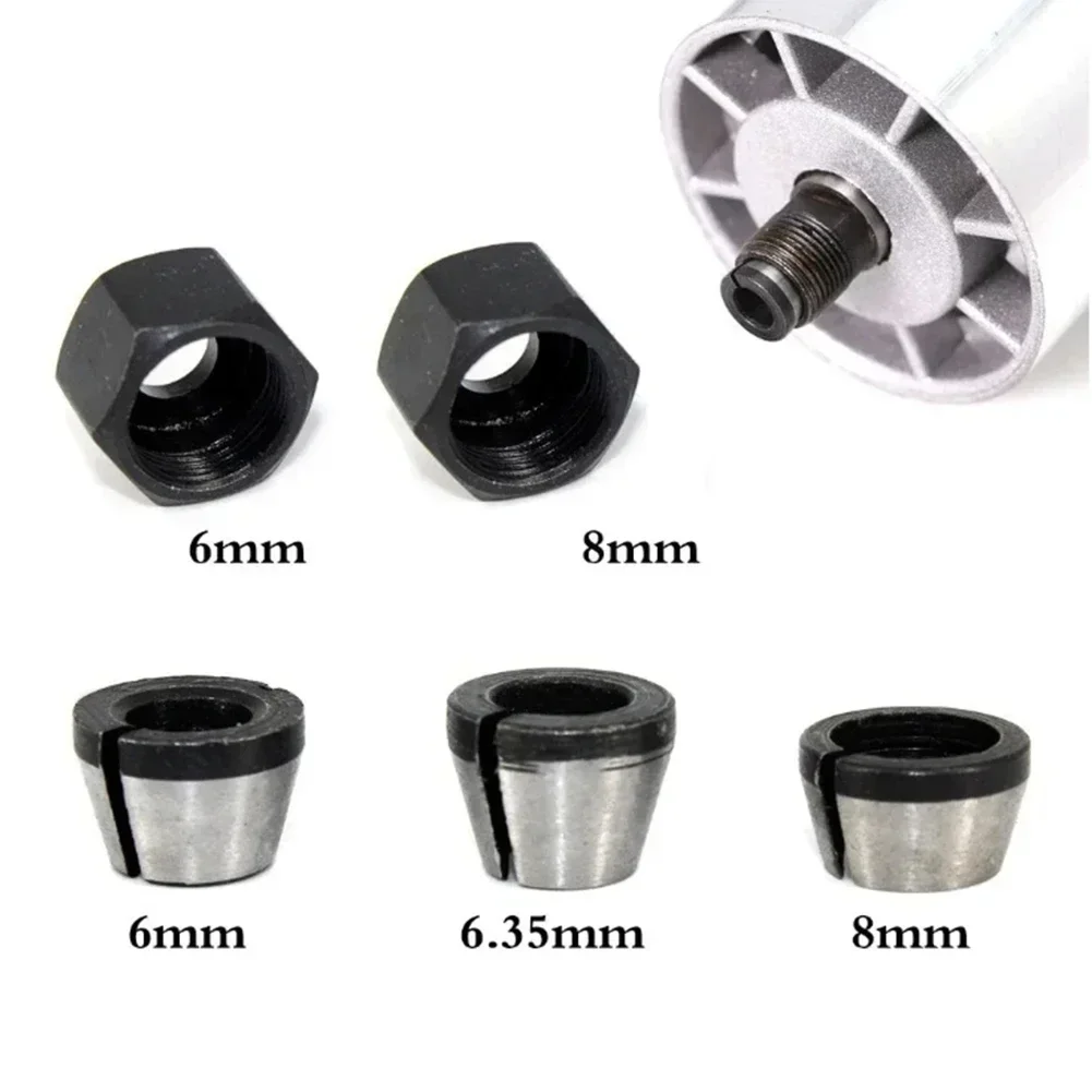 Engraving Trimming Machine Collet Chuck Collet Chuck Electric Router Engraving Trimming Machine Split Bushing Converters