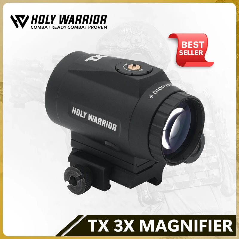 

Holy Warrior Tactical TX3X Magnifier perfect replcia Mil Spec Airsoft Sniper Rifle