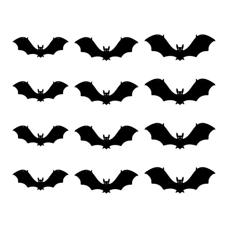 

12Pcs Halloween Bats for Wall Hanging Realistic Flying Bat for Party Decoration