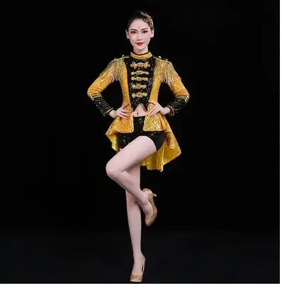 Nightclub Dance Spanish Bullfighter Sequin DJ European Court Women Stage Perform