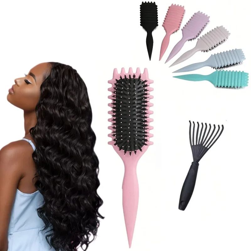 

1 Piece Hair Brush for Curly Hair Styling Tool Eliminates Wrinkles Wet Curly Hair Comb Hairdressing Tool