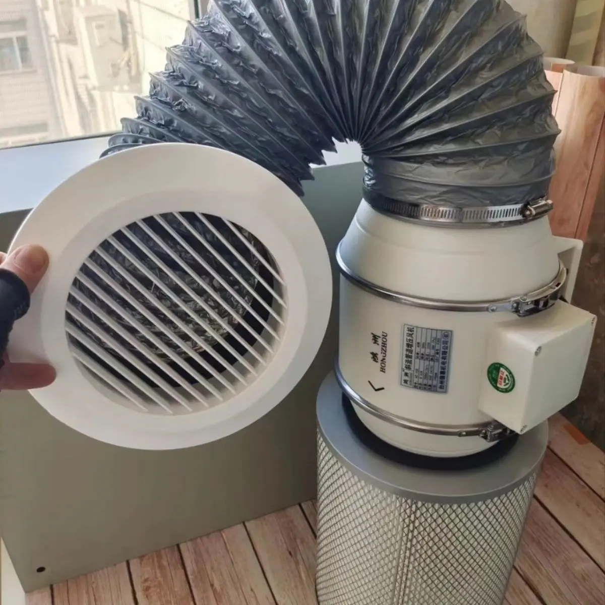 Desktop carving, powerful exhaust fan, floor standing filter element, vacuum cleaner, nuclear carving, wood carving