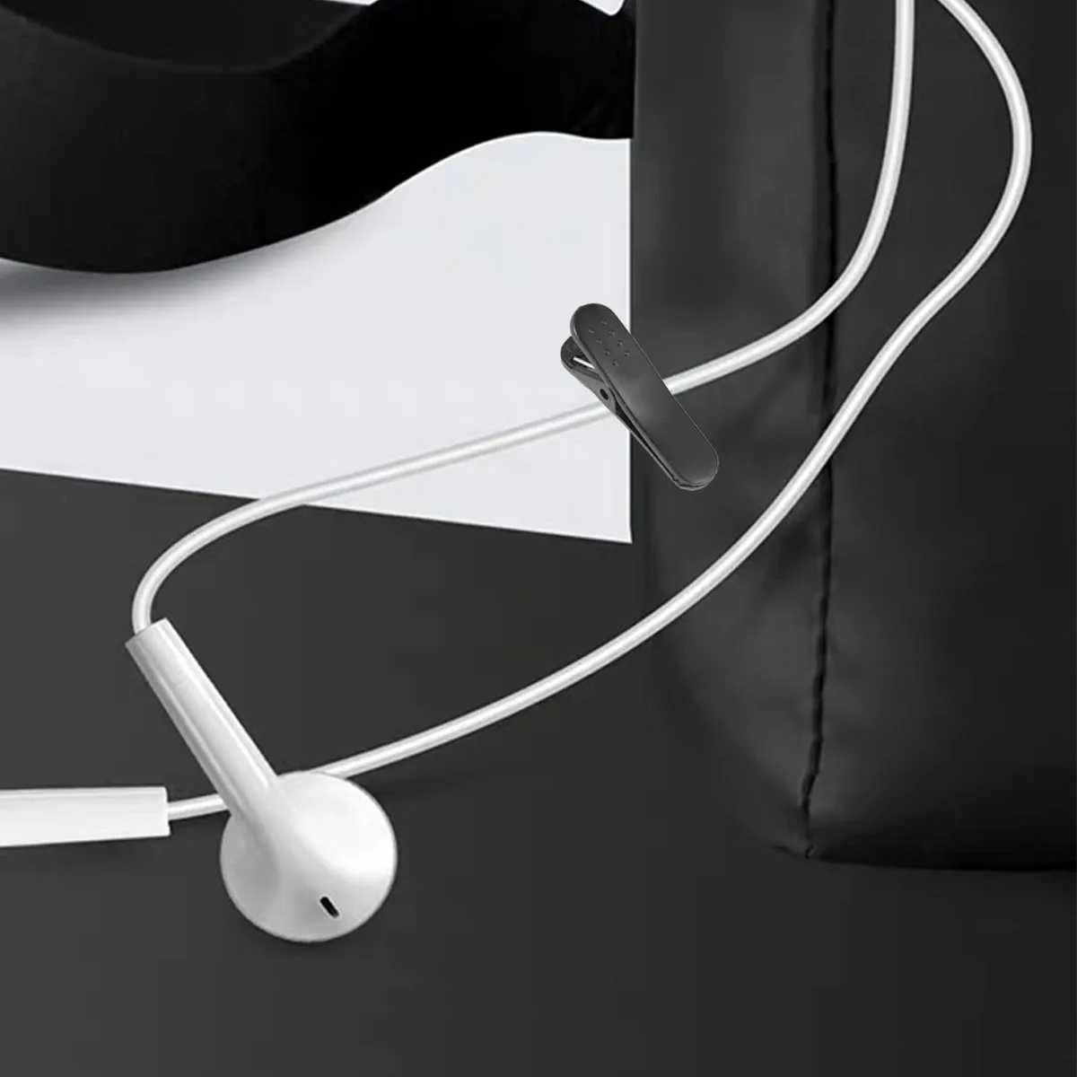

100pcs Earphone Clip Earphone Cable Clip Headphone Wire Organizer Durable Holder Alligator Clamp Headset Accessory