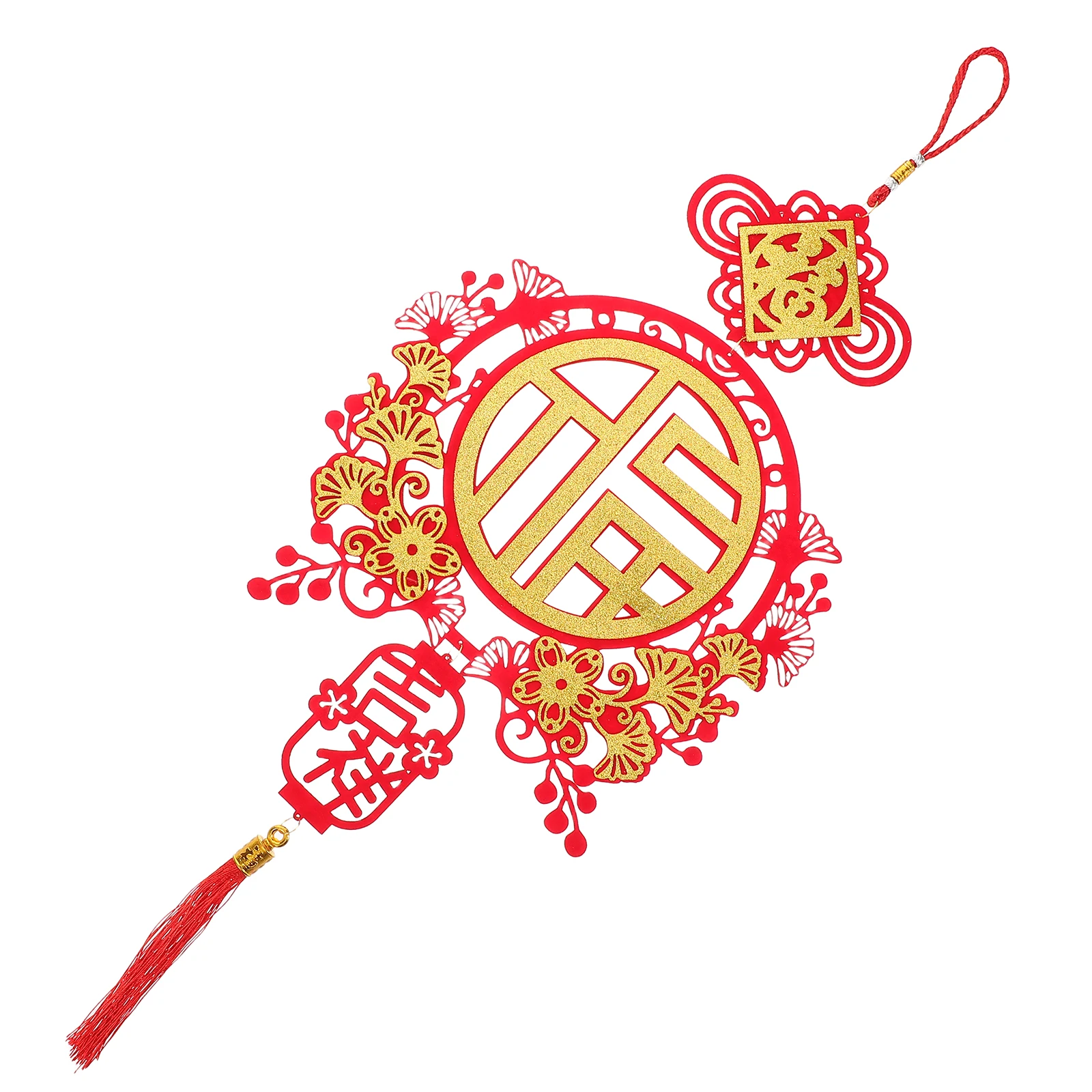 

RV Decorative Pendants Chinese Knot Fu Character H made Quality Festive Red Wall Hanging naments Spring Festival