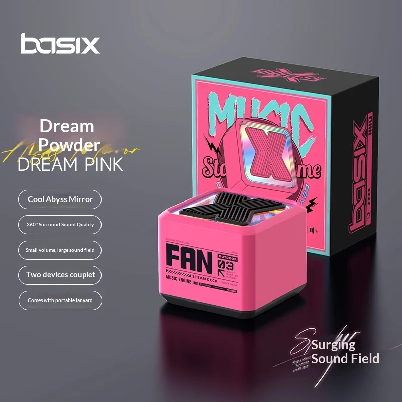 X3 Mini Bluetooth Speaker Portable Stereo Surround Wireless Speaker with Loud Stereo Sound Outdoor Sound for Child Gift