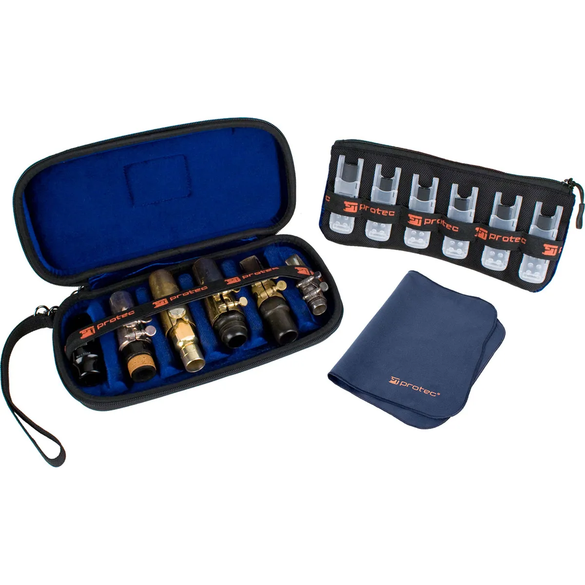 Protec soprano tenor alto saxophone clarinet mouthpiece bag WMC6