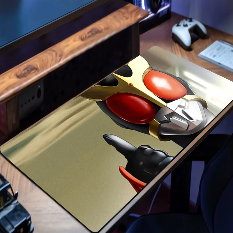 

Mousepad Kamen Rider Kuuga Rubber Mouse Pad Gaming Accessories PC Gamer Cabinet Carpets Office Computer Desk Mat Keyboard Pads