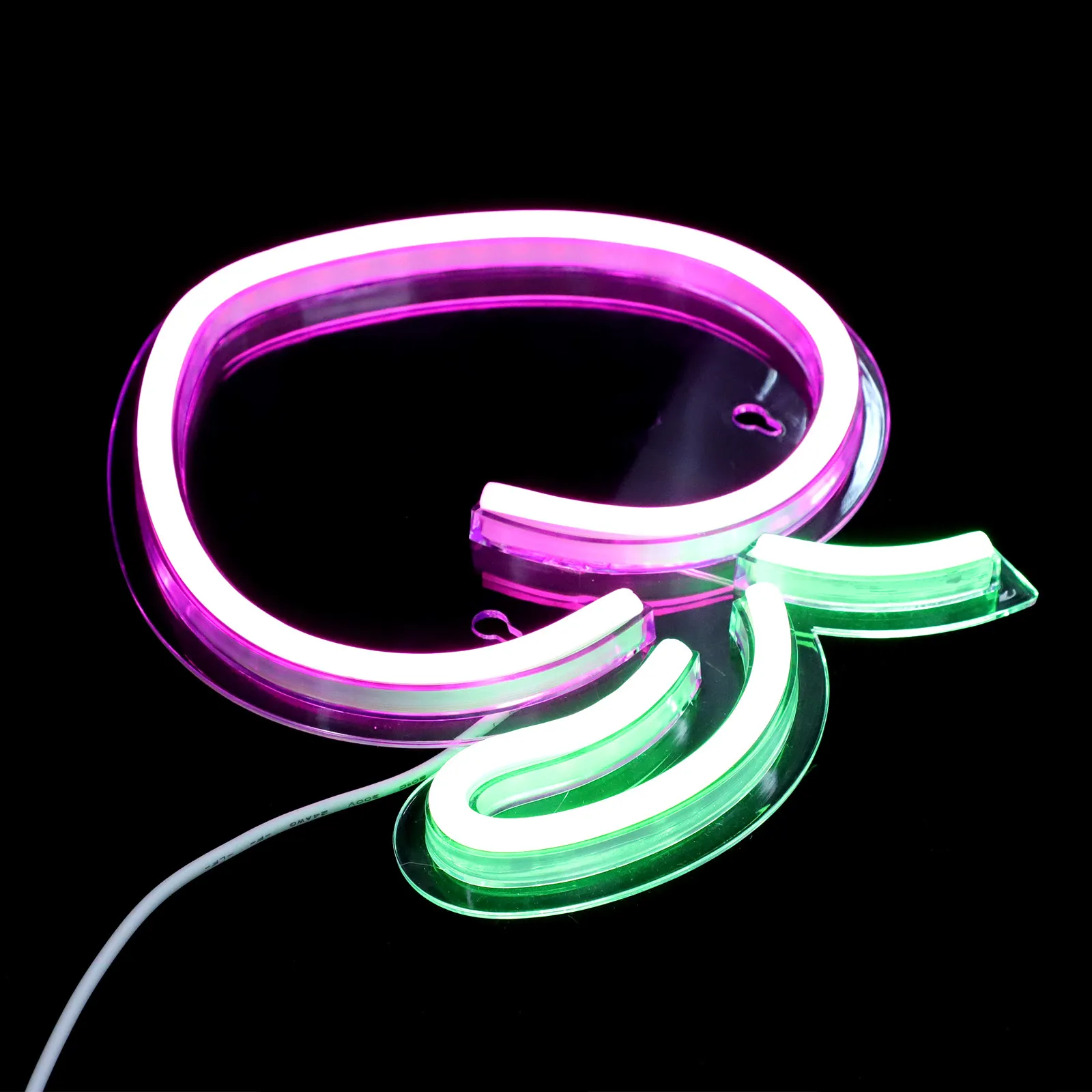 

1Pcs Neon Night Light LED Peach Creative Shape USB Rechargeable Decorative Lamp Night Light Home Party Atmosphere Lighting