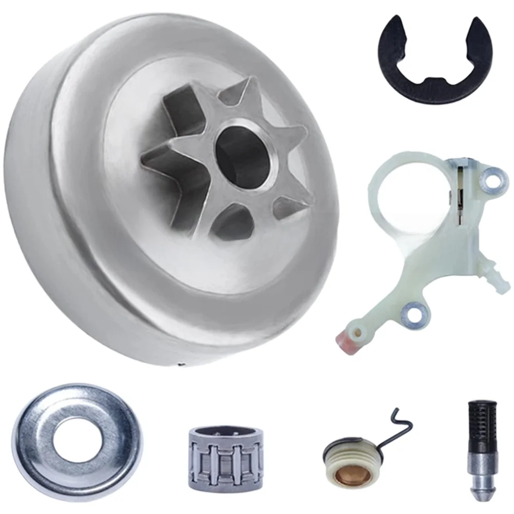 Oil Pump Kit for For MS271 MS291 MS291C Chainsaws Including For WORM Gear Clutch Drum Sprocket Oil Filter and E Clip