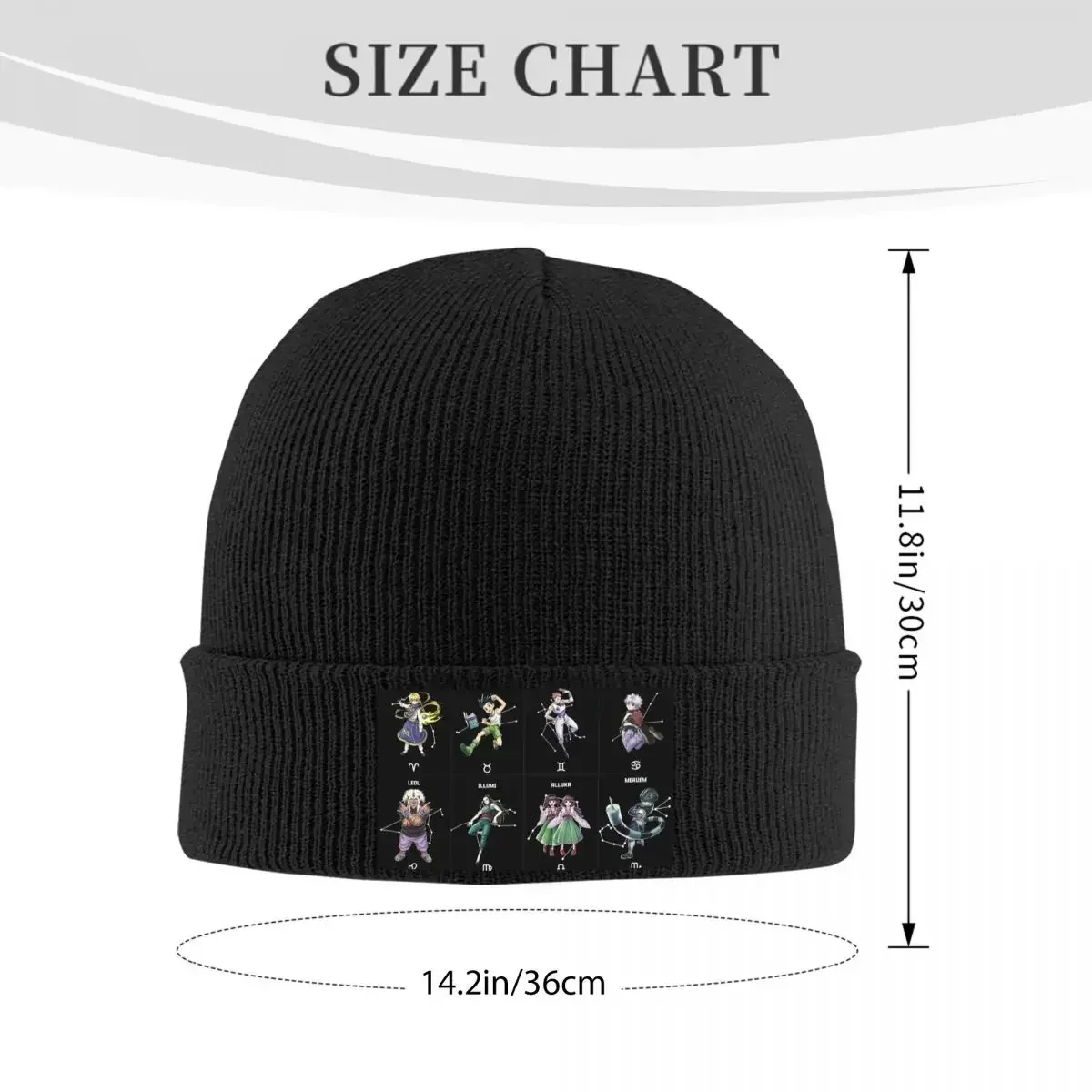 Anime Hunter X Hunter Warm Knitted Cap Winter Knit Bonnet Hat Skullies Beanies Hip Hop Caps For Unisex