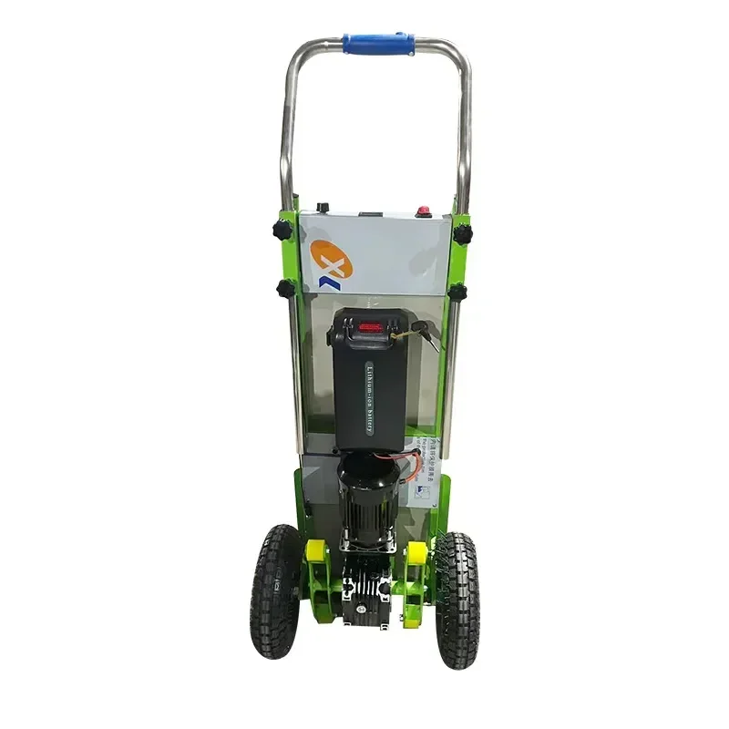 Crawler Automatic Electric Stair Climbing Dolly, Labor Saving Mover Trolley for Water Buckets and Appliance Upstairs Transport