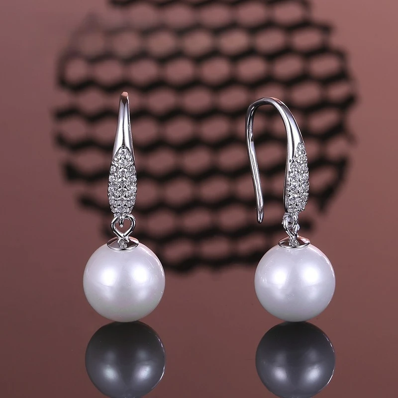 

Универсальный темперамент, ощущение высокого класса, жемчужные серьги PT950 Платина, искусственные культивированные драгоценные камни, легкая роскошь