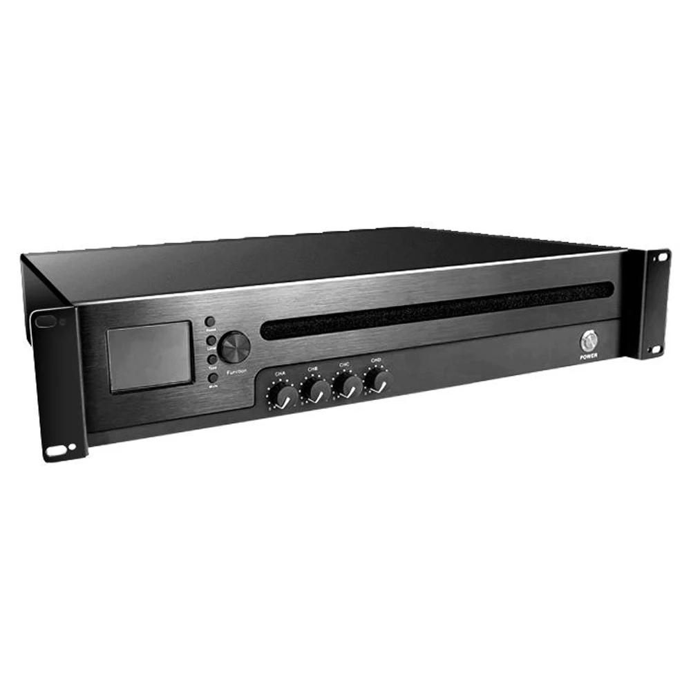 PFA8000M 4X1300W プロフェッショナルパワーアンプ 4 チャンネル DJ サブウーファーアンプクラス D ステレオラインアレイスピーカープリアンプステージパフォーマンススイッチング電源サウンドアンプ