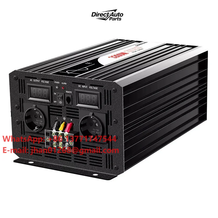Best Sales 3200W Pure Sine Wave Inverter Converter Off-Grid VFD Soft Starter for Cars Customizable LED 50Hz/60Hz
