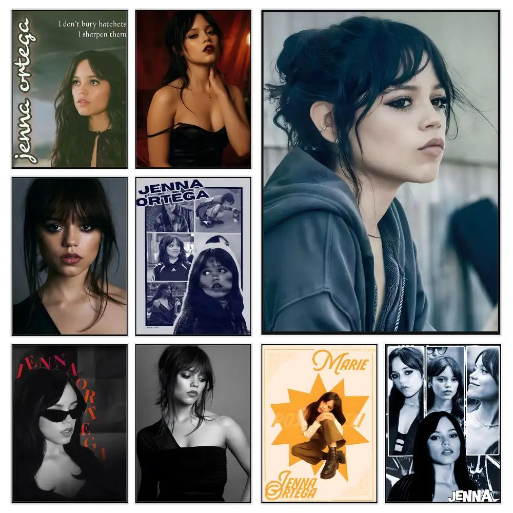 Trendy Actress J-Jenna Ortega Poster Modern Luxury Wall Poster Home Decor Space Enhancer