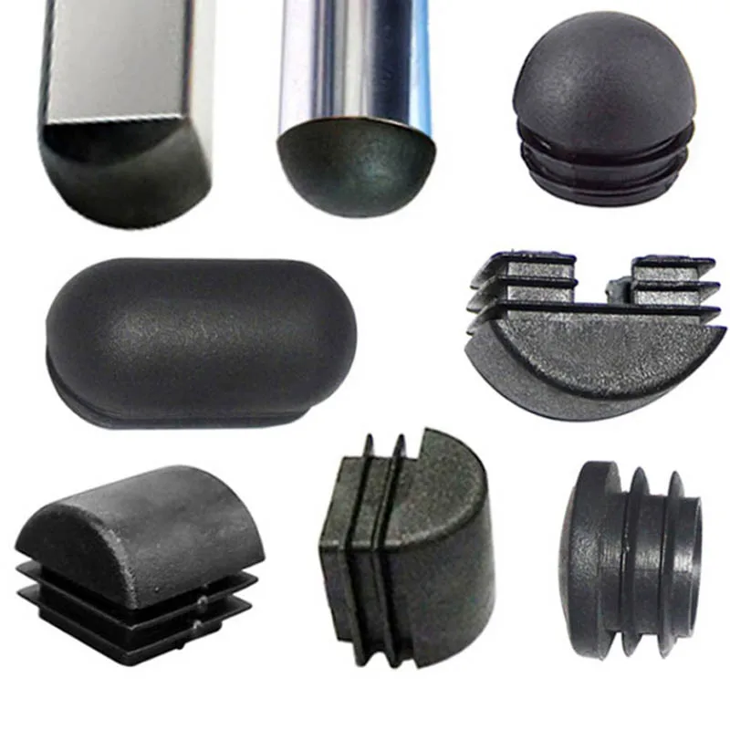 

Square Oval Oblong Plastic Black Blanking End Cap Tube Pipe Insert Plug Bung Floor Protection Anti Slip Mute Gasket Dust Seal