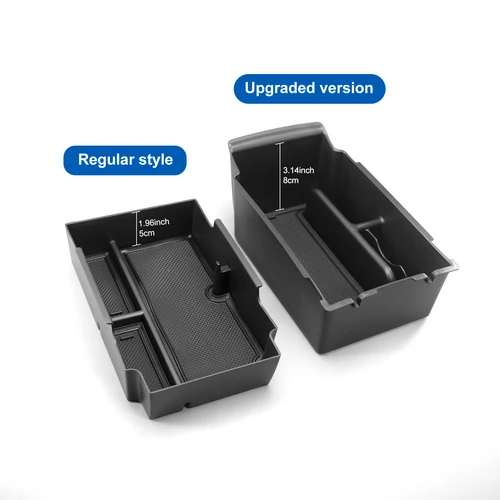 Imagen 2 del producto Caja de almacenamiento con reposabrazos central para Subaru Crosstrek 2024 2025, Subaru Impreza, organizador de bandeja con accesorios ABS