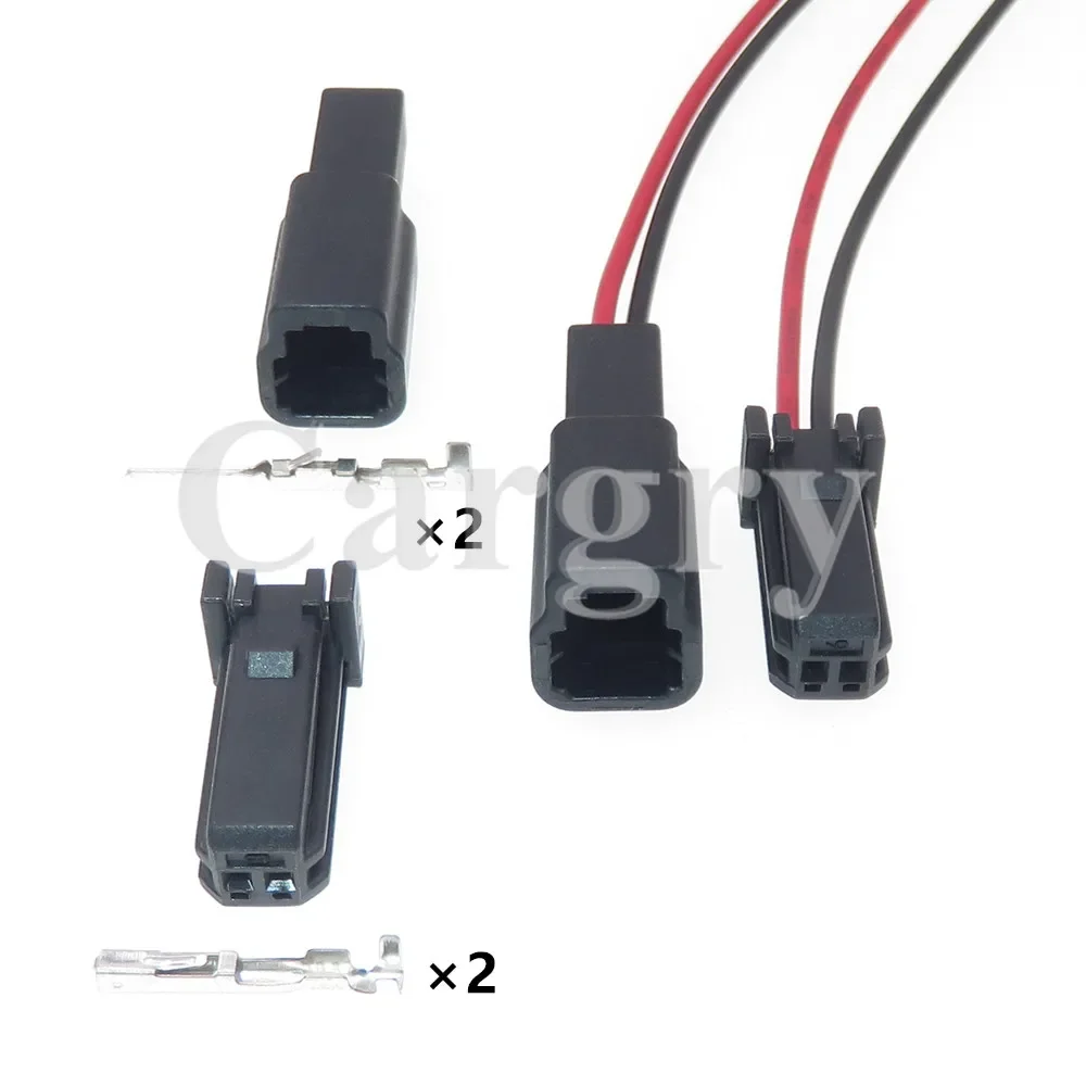 1 Set 2P 1473143-1 Auto-Kabelbaum Elektrisches Kunststoffgehäuse Stecker AC-Baugruppe Auto-Steckverbinder