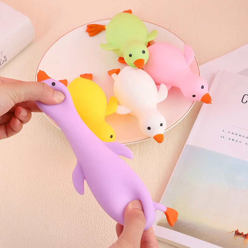 

Милые, красочные, забавные игрушки-антистресс: сенсорные игрушки-животные (утка, гусь), трансформирующиеся по желанию, для снятия стресса, сжимаемые игрушки для пальцев