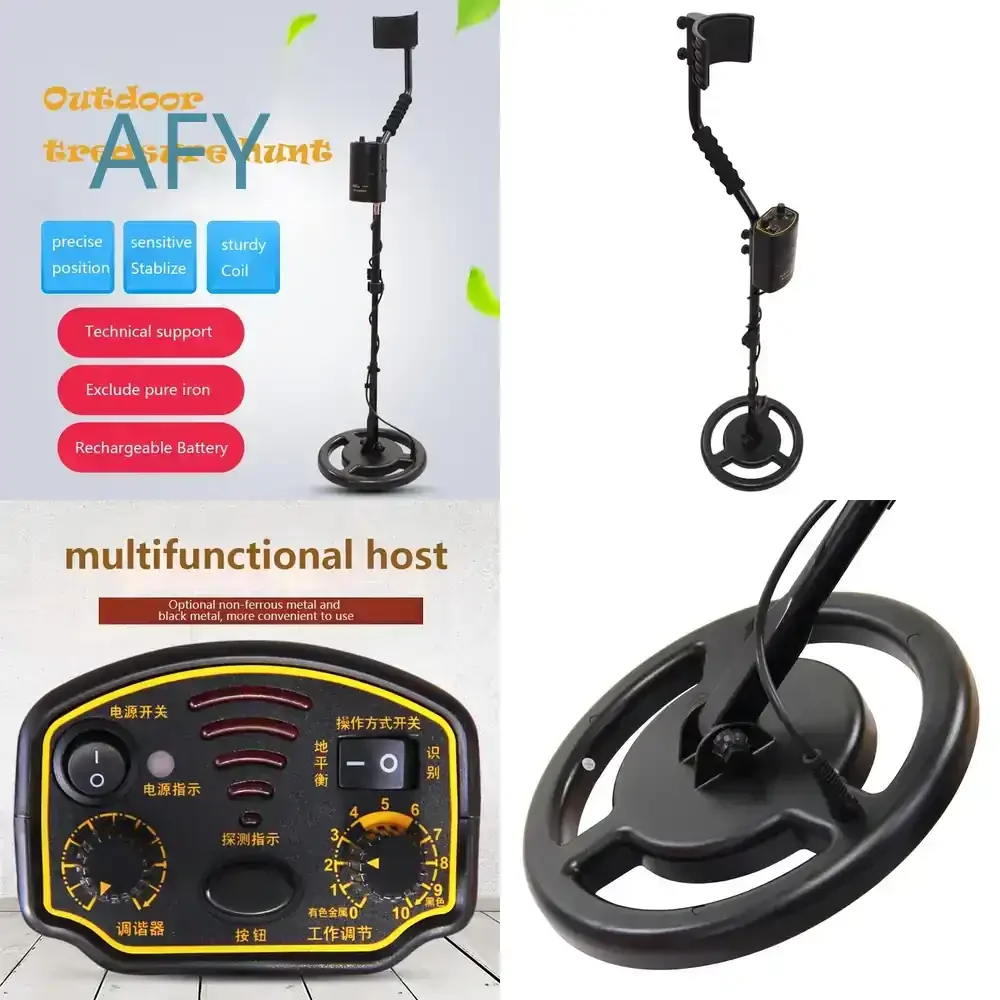 New Small AR944A Metal Detector for Underground Gold Finding Treasure Hunting Pinpoint Locator Professional Depth 1.5m Metal
