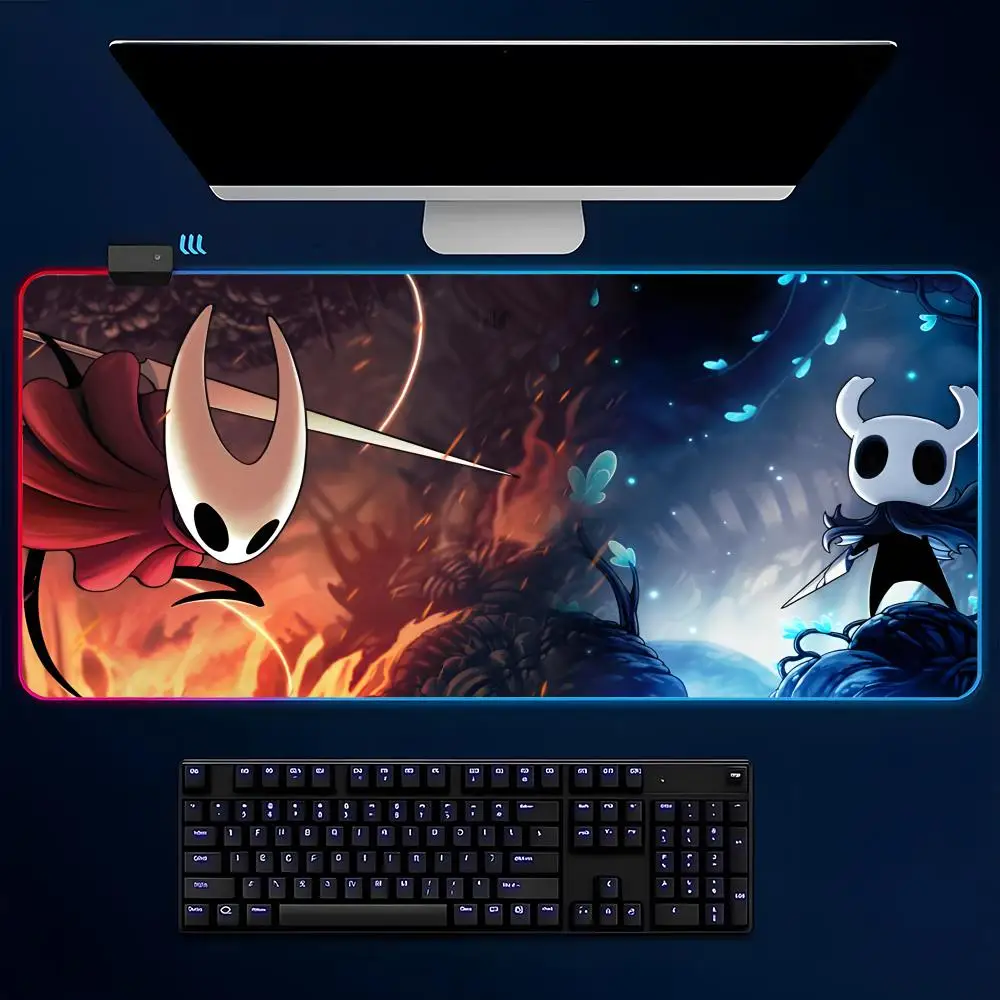 

Коврик для мыши H-Hollow Knight, большой игровой коврик с защитой от скольжения, утолщенный, для компьютерной клавиатуры и стола