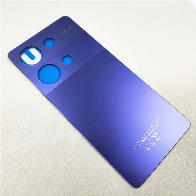 For Xiaomi Redmi Note 13 Pro 4G 23117RA68G Glass Battery Cover Back Door Phone Rear Case Replacement Parts