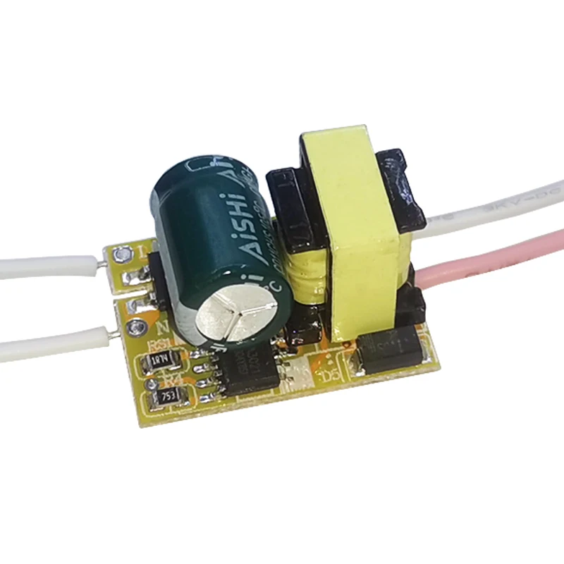 1-3W 4-7W 8-12W 12-18W 20-24W 25-36W sterownik LED zasilacz wbudowany prąd stały oświetlenie 85-265V wyjście 300mA transformator