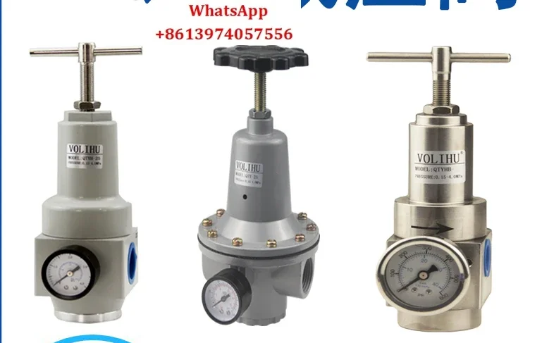 Pneumatic Pressure Regulator Air Compressor Pressure Reducing Valve Gas Pressure Regulator 08/10/15/20 Filter