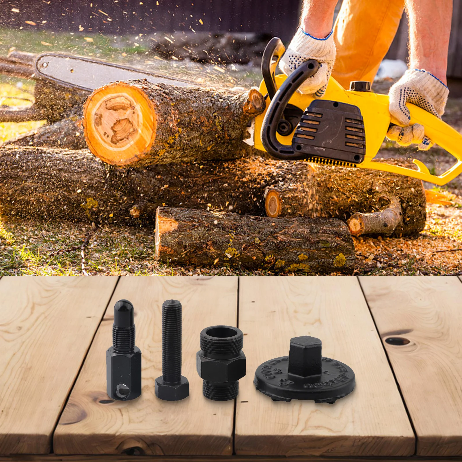 

Комплект для ремонта бензопилы, инструмент для остановки поршня бензопилы, инструменты для обслуживания, легкий дизайн для обслуживания бензопилы 12*10*6 см