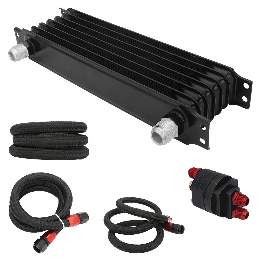 

Pipe Fittings Jic Adapter fuel tank Pipe Tube Heat Exchanger 1.4 square Hf8004 Oil Cooler Auto Parts Car 12v Cooling Radiator