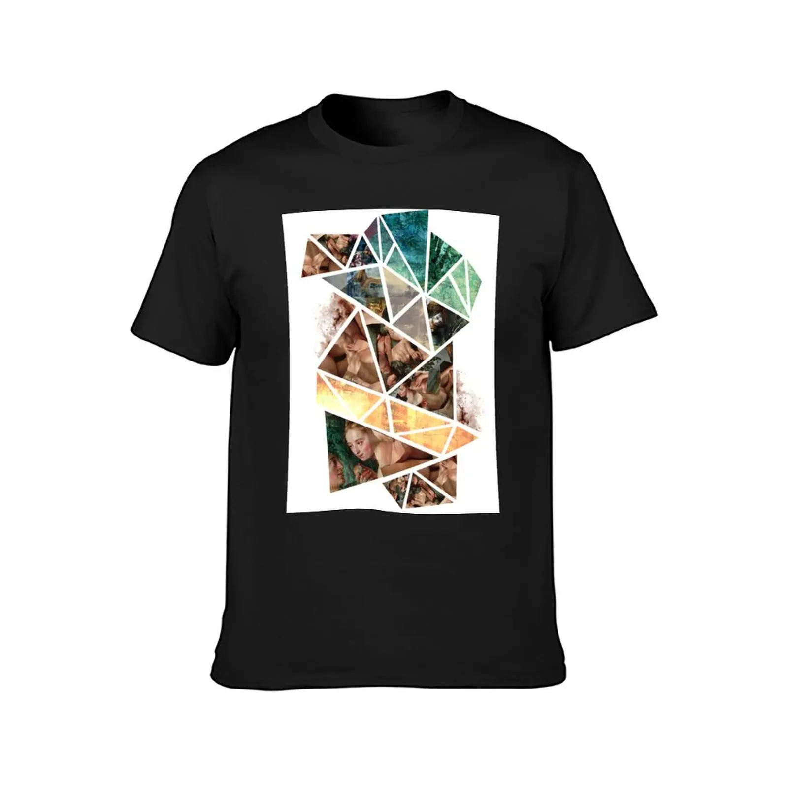 The Fall of Man - triangle collage T-Shirt summer top customizeds boys whites graphics plain black t shirts men