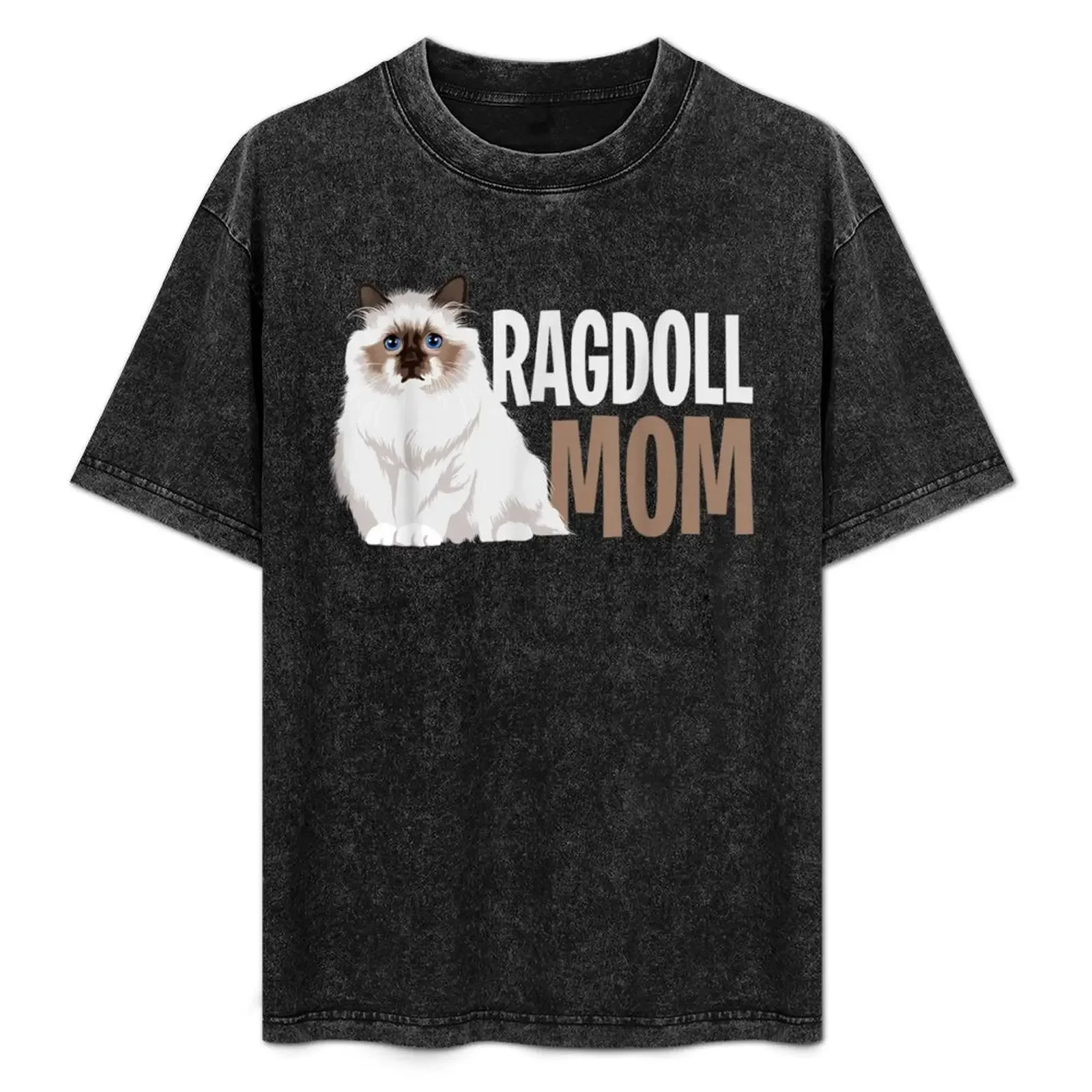 

Ragdoll Cat T-Shirt Luxury man plus sizes summer 2025 Men's clothing