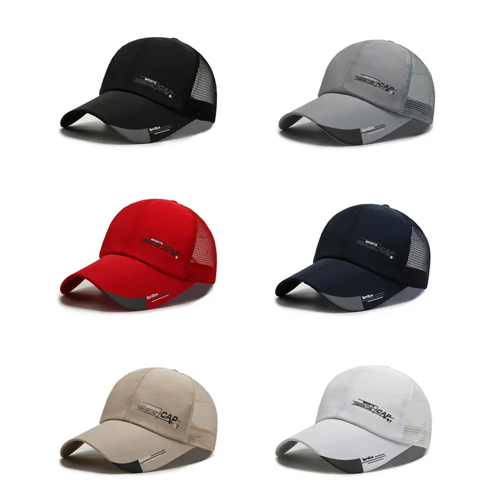 Men/Women Baseball Cap Label-Stick Sunhat Outdoor Breathable Hip-Hop Baseball Hats Casquette Adjustable Multicolor Sports Cap