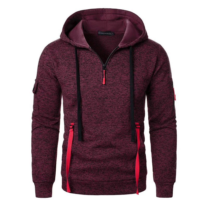 سترة كاجوال للرجال من Animal Game بغطاء للرأس وسحاب للرجال، بلوفر كبير الحجم، معطف عمل شتوي دافئ، بدلة رياضية خارجية للرجال