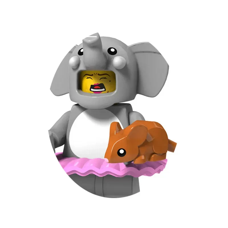 PG8141 Anime Cartoon Puppe Bausteine Kawaii Banana Shark Pädagogisches Spielzeug kinder Hause Geschenk Konstruktor Abenteuer