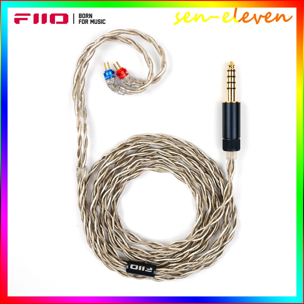 

FiiO LS-4.4A 0.78mm 2 Pin 4.4mm Plug High-quality Silver-plated Copper Balanced Wire Earphone Cable Customizable