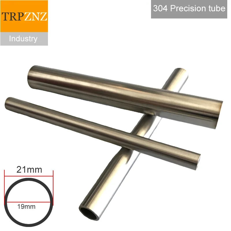 

304 stainless steel pipe precision tube OD21 wall1mm Outer diameter 21mm inner 19mm tolerance 0.05mm polished outer and inner