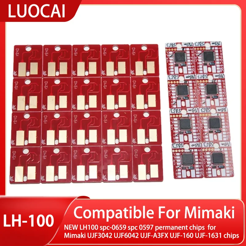 NEW LH100 spc-0659 spc 0597 permanent chips for Mimaki UJF3042 UJF6042 UJF-A3FX UJF-160 UJF-1631 chips