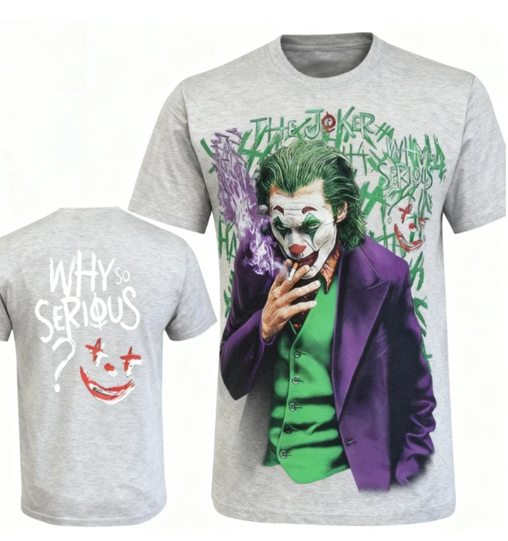 لماذا هو تصميم المهرج على تي شيرت المهرج خطيرة جدًا؟ قميص Hahaha, Wild's "Glow in Dark" مريح مطبوع بأكمام قصيرة #2