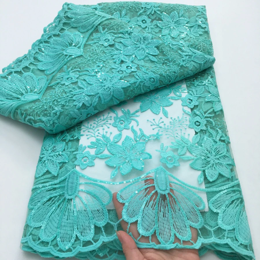 ภาษาฝรั่งเศสคําผ้าไหมผ้าลูกไม้แอฟริกันผ้าเลื่อม 2025 5 หลาไนจีเรียตาข่ายผ้าลูกไม้Tulleผ้าสําหรับชุดปาร์ตี้สตรี