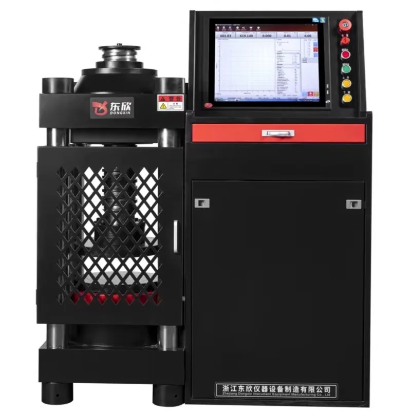 Computer Controlled Compression Testing Machine Customizable Standards One Year Warranty Remote Guidance Lifetime Maintenance
