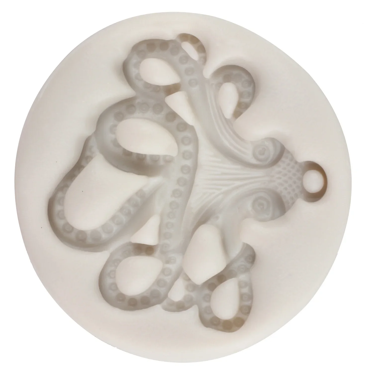 Octopus Keychain Silicone Molds Key Chain Polymer Clay Mold DIY Jewelry Pendant Making Epoxy Resin Clay Moulds