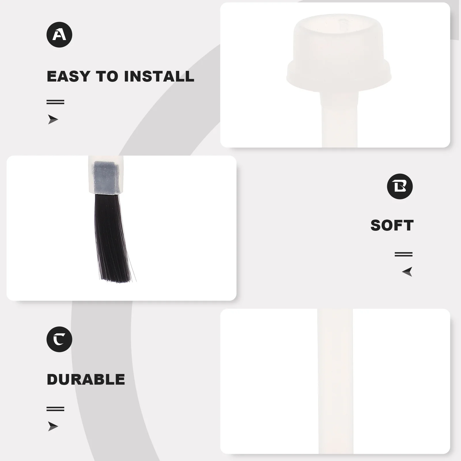 

20pcs Art Brush Set 11Mm Mini Nylon Bristles For Gel Polish Glitter Cleanup Diy Manicure Portable Nail Design Tools Nail