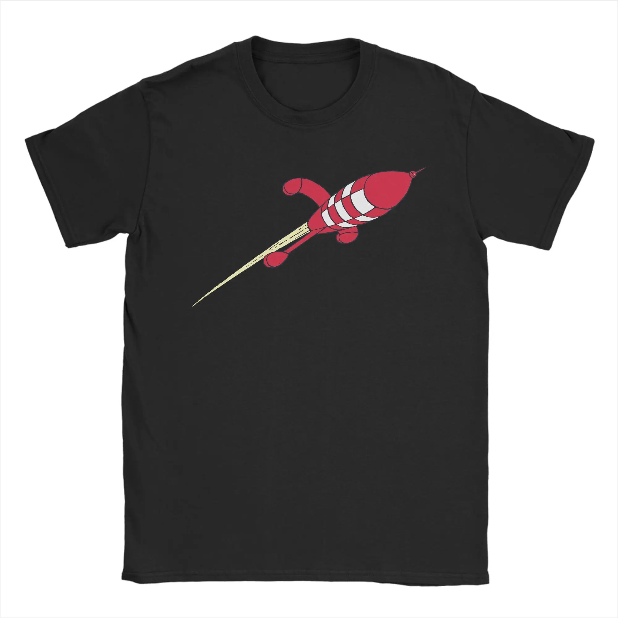 Captains Haddocks Snowy Dog T Shirts for Men 100% Cotton Awesome T-Shirts O Neck  Tees Short Sleeve Clothing 4XL 5XL 6XL