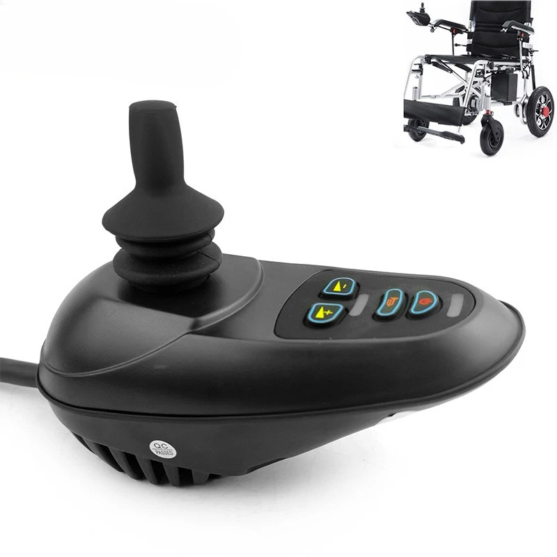 Motore spazzolato a doppia azionamento da 24 V, controller joystick