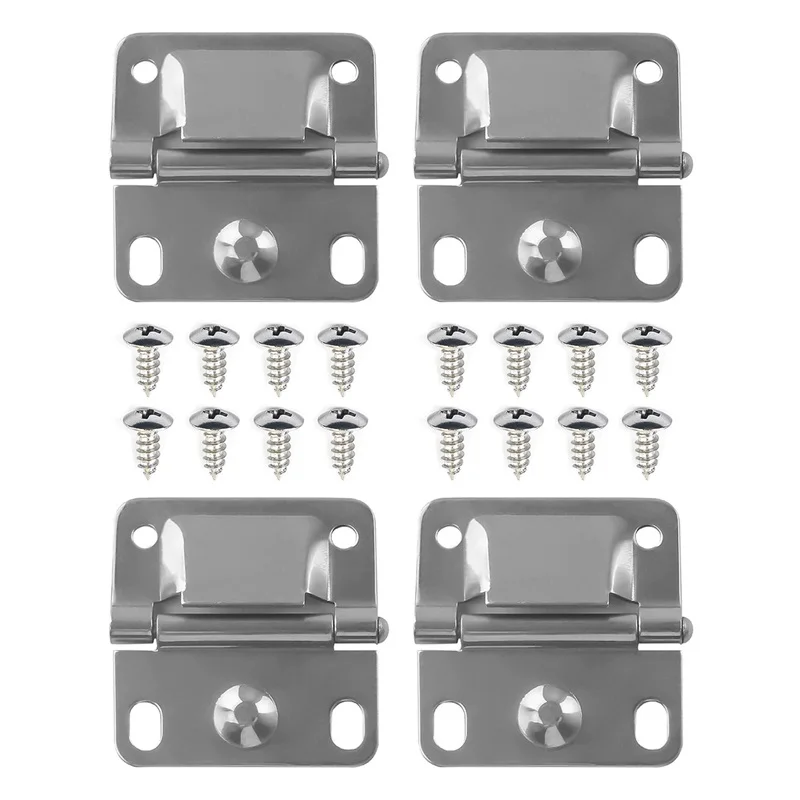 2/4Pcs Stainless Steel Cooler Hinge Replacement for Coleman Cooler Model 5226 5227B 5235 5236 5240 5241 5241A 5245 5250 5254D
