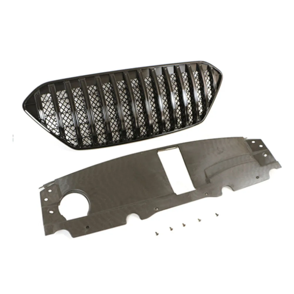 Bild 3: Für Hyundai IX35 2010-2013 Glänzend Schwarz Oder Chrom Auto Oberen Racing Grille Haube Grill Front Kühlergrill Passt ABS Zubehör