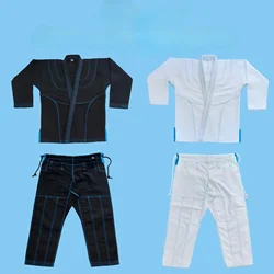 Professional Brazilian Jiu Jitsu BBJ GI Training Clothing Black White for Adult Child Man Woman