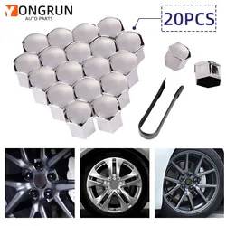 17mm 19mm 21mm 20pcs Car Wheel Protection Cover Nut Cover Rust Proof Car Wheel Hub Screw Cover Bolt Decorative Accessories